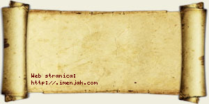 Zorana Vranjković vizit kartica